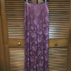 👑 Zara Flowing Wide Leg Pants, Purple, M, NWOT